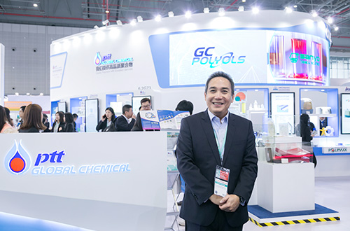 GC Polyols visited Chinaplas 2018